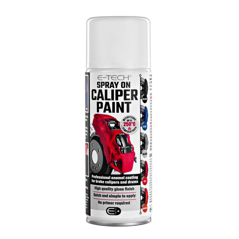 E-Tech Red Brake Caliper Spray Paint Enamel Coating Aerosol Can 400mL