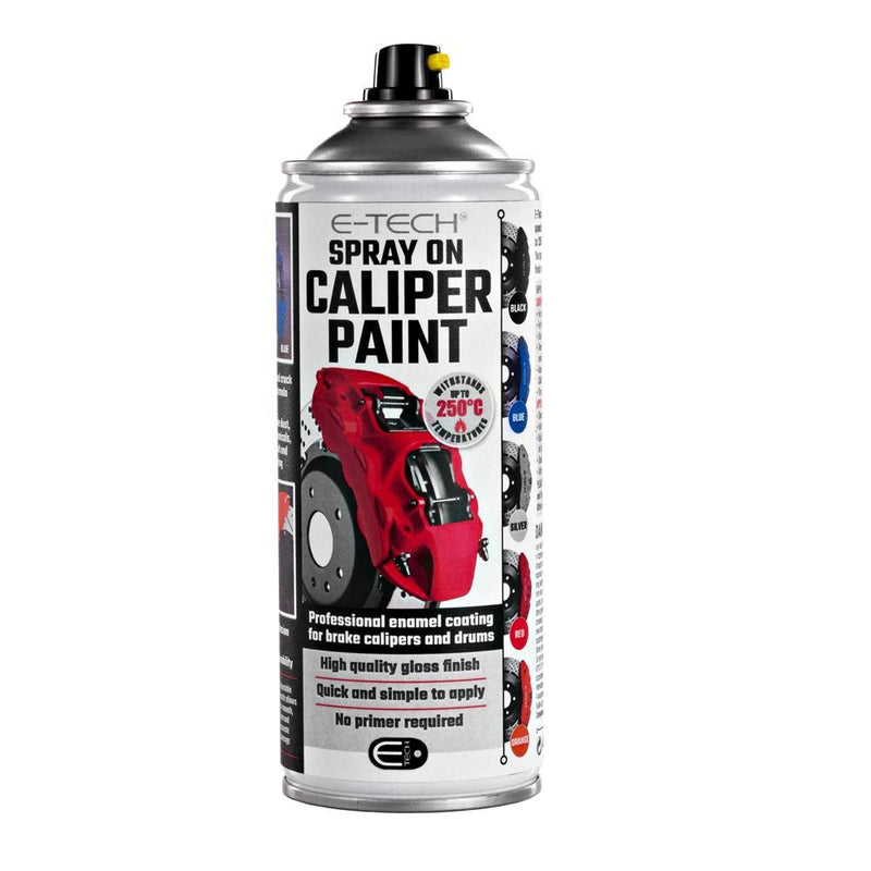 E-Tech Red Brake Caliper Spray Paint Enamel Coating Aerosol Can 400mL