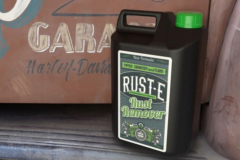 Rust-E Rust Remover Liquid Environmentally Friendly Removes Metal Oxides 5L +Caps