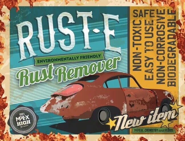 Rust-E Rust Remover Liquid Environmentally Friendly Removes Metal Oxides 5L +Caps