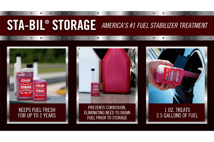 STA-BIL Stabil Petrol Fuel Stabilizer Car Fuel System Storage Treatment 473ml Bottle +Caps