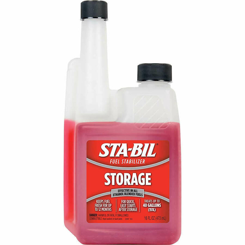 STA-BIL Stabil Petrol Fuel Stabilizer Car Fuel System Storage Treatment 473ml Bottle +Caps