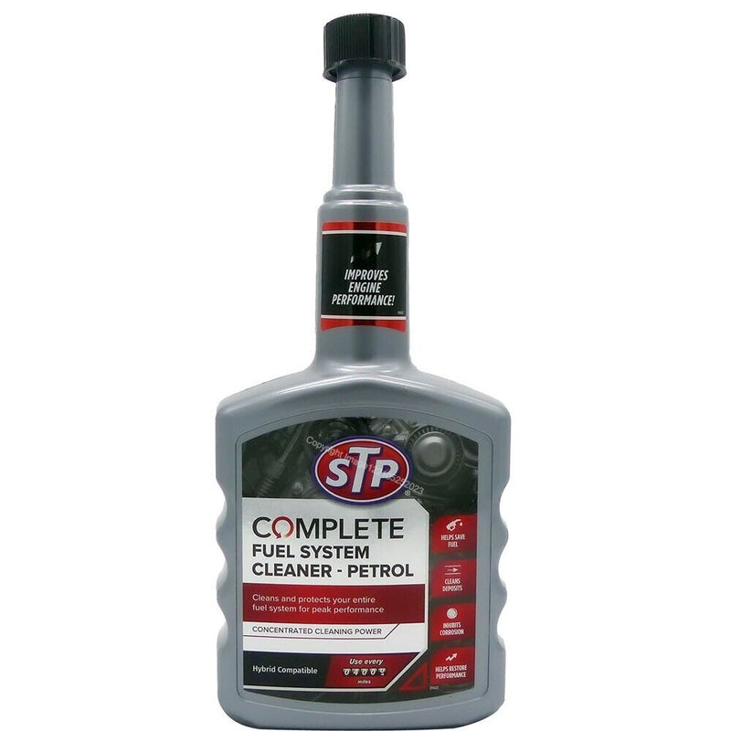 4x STP Car Petrol Engine Complete Fuel System Cleaner Performance +Caps
