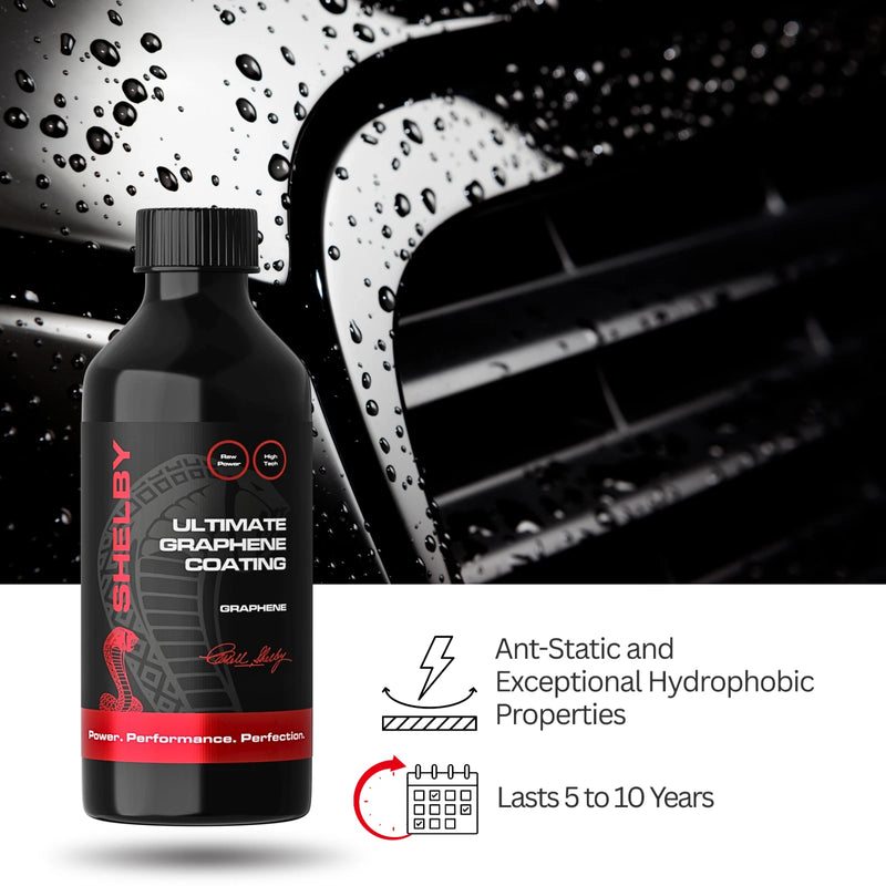 Shelby Official Car 4x4 Graphene Ceramic Coating Sealant Hydrophobic Effect 50mL