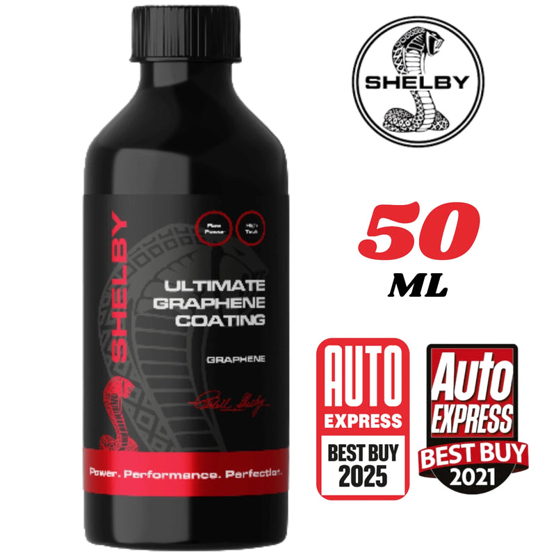Shelby Official Car 4x4 Graphene Ceramic Coating Sealant Hydrophobic Effect 50mL
