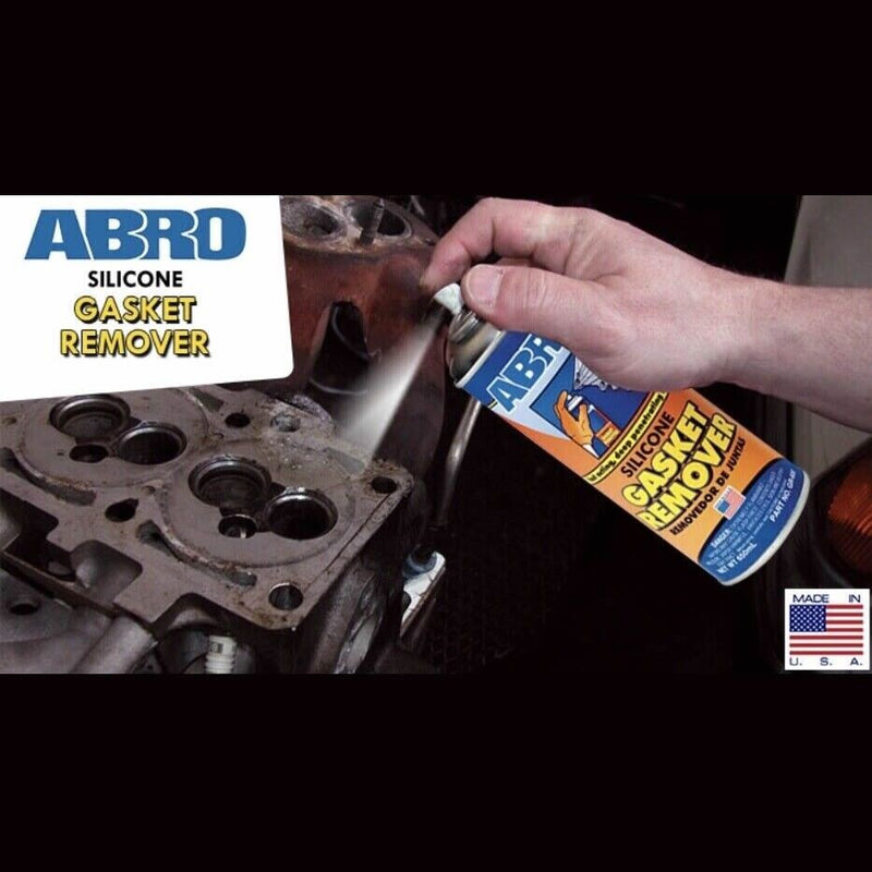 Silicone Sealant Gasket Remover Metal Fast Acting Clears Residue + Caps