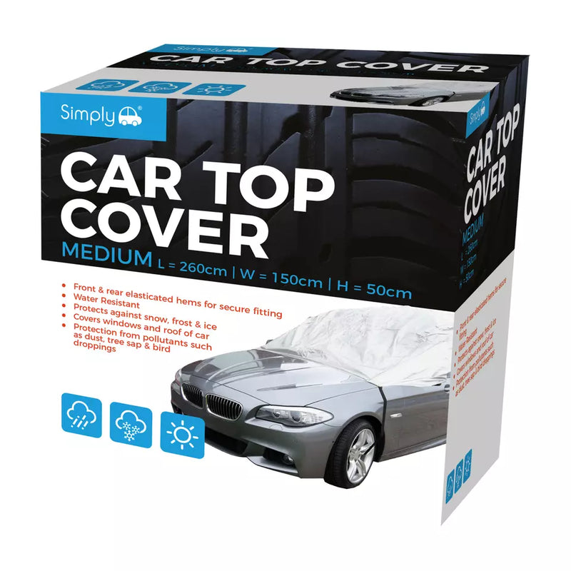 Simply Rain UV Sun Frost Resistant Fully Breathable Car Top Cover CTC2 +Caps