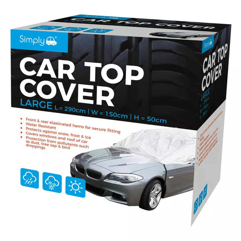 Simply Rain UV Sun Frost Resistant Fully Breathable Car Top Cover CTC3 +Caps
