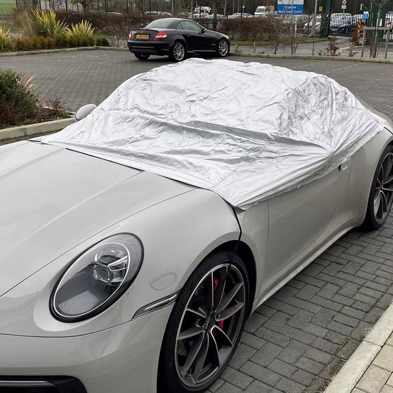 Simply Rain UV Sun Frost Resistant Fully Breathable Car Top Cover CTC3 +Caps