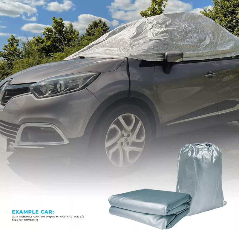Simply Rain UV Sun Frost Resistant Fully Breathable Car Top Cover CTC3 +Caps