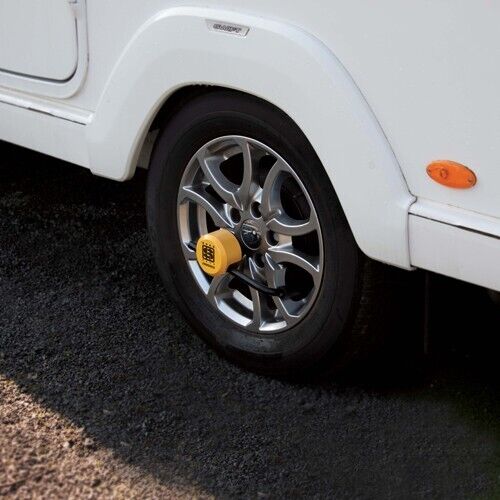 Stronghold Protector SH5432 Caravan Insurance Approved Security Wheel Clamp Lock +Caps