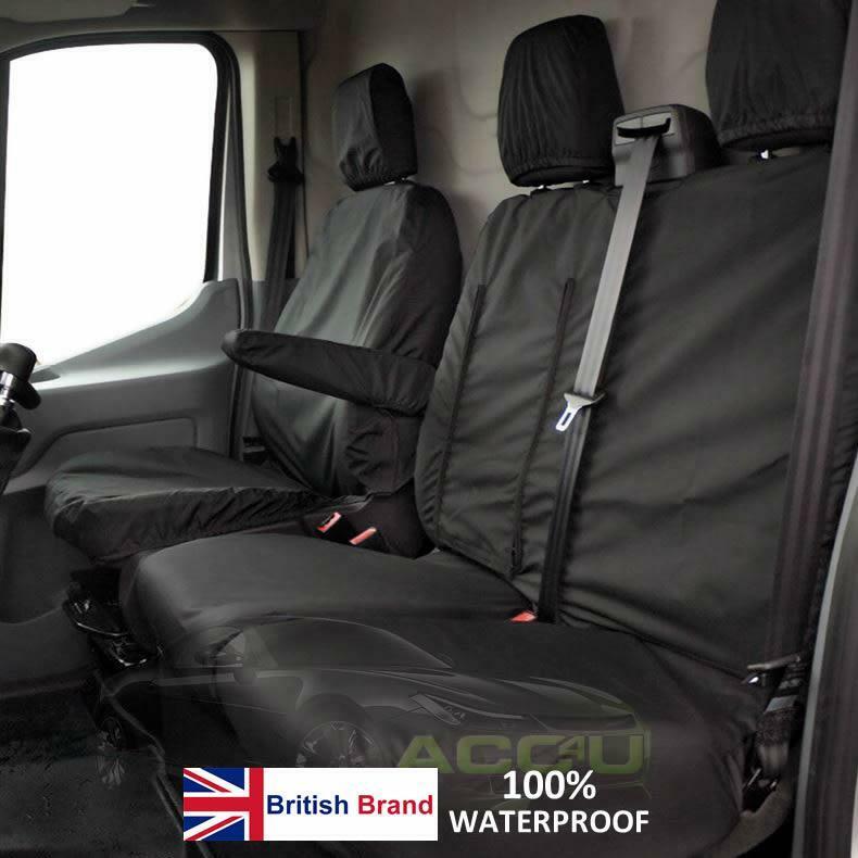 Heavy Duty Waterproof VAN Seat Covers For Citroen Dispatch 2016 Tailored +Caps