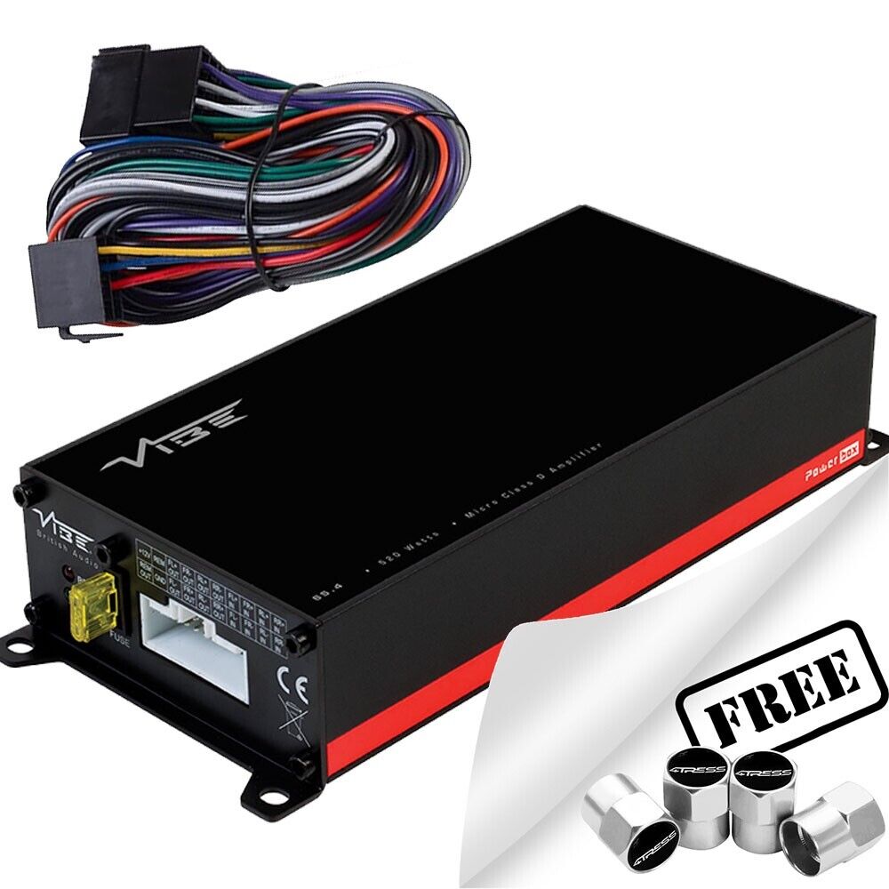 Vibe Powerbox 65.4M 520W 4-Channel Car Bass Amplifier