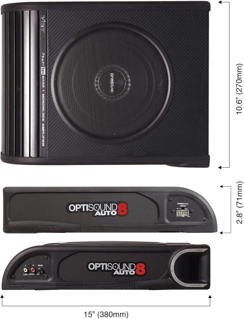 VIBE Optisound Mid Woofers Under Seat Subwoofer 2 Pieces