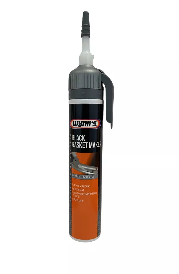 6 x Wynns Black Instant Gasket Maker RTV Silicone Sealant High Temperature 200ml