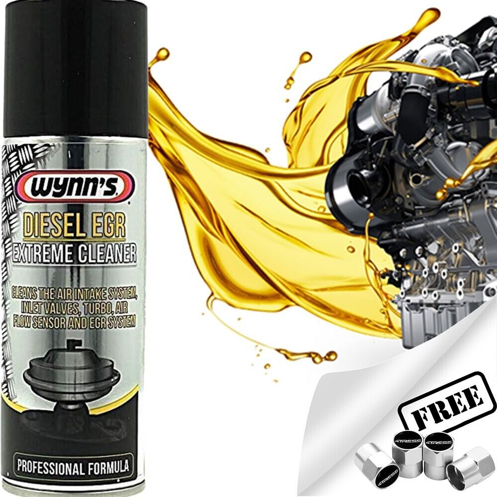 Wynns Car Diesel Engine Turbo, Air Flow Sensor, EGR System Extreme Cleaner Spray +Caps