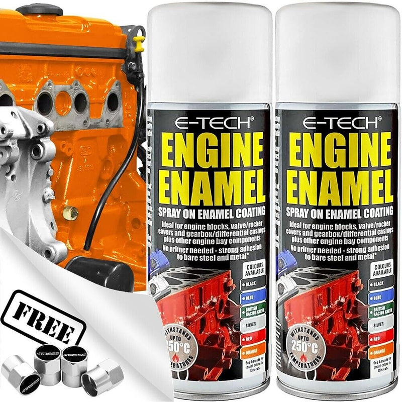 Engine Enamel Spray 2 cans