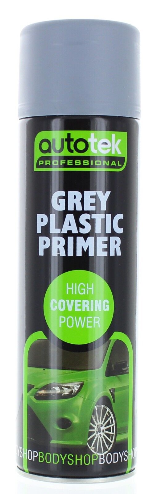 12 x Autotek GREY PLASTIC PRIMER Spray Paint Professional High Covering +G+C