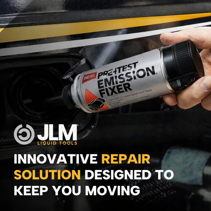 JLM Diesel Car Exhaust Pre-Test Emission Reducer Fixer DPF Soot Cleaner + Caps