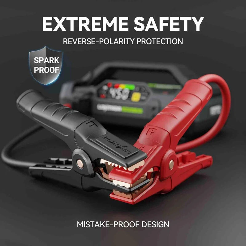 Lokithor JA302 PRO 12v 3000A Lithium Car Battery Jump Starter Tyre Air Compressor