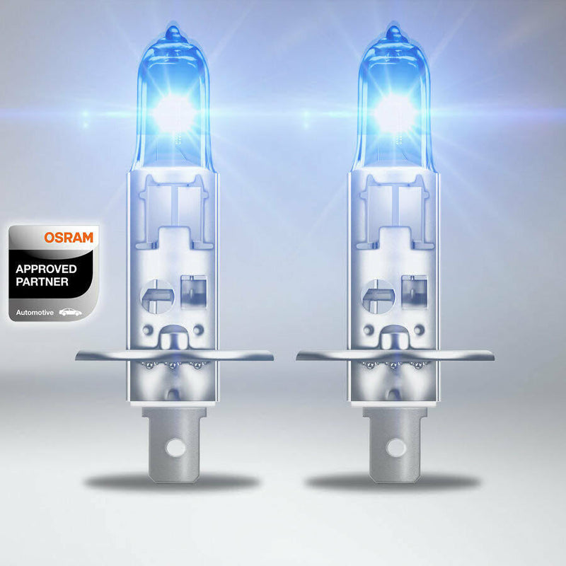 Osram Cool Blue Boost 12v H1 5000K White Xenon Light Car Upgrade Headlight Bulbs Set