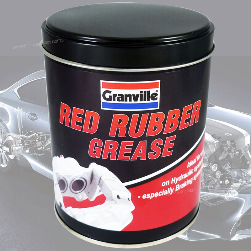 Granville RED RUBBER Grease For Car Brake Hydraulic + Multi Purpose Grease + Caps