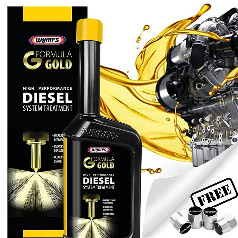 Wynns Formula Gold High Performance Car Diesel Engine Fuel System Treatment +Caps
