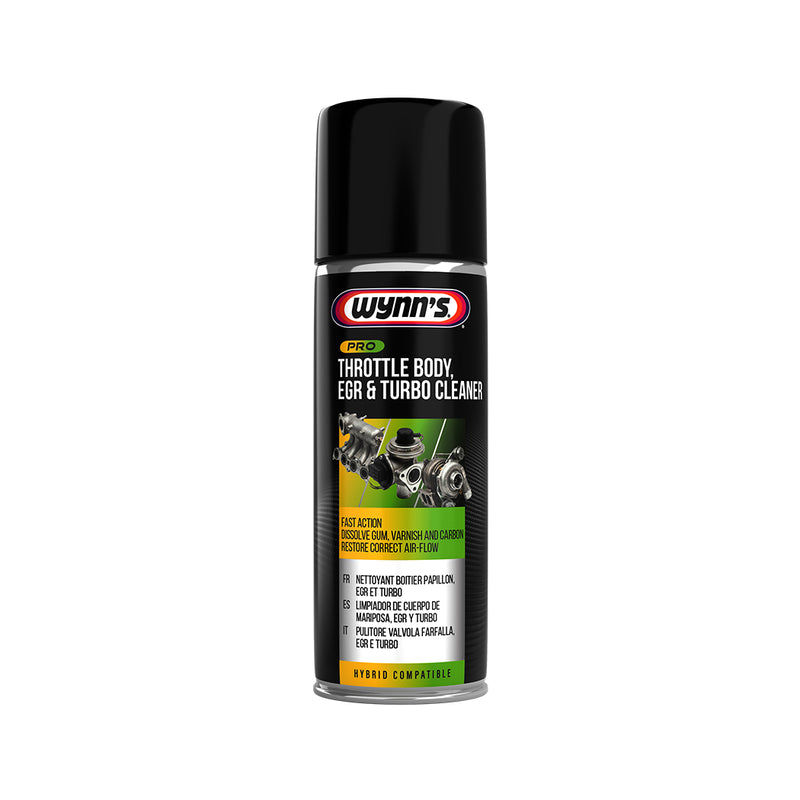 2 x Wynns Petrol & Diesel Car Throttle Body, EGR & Turbo Cleaner Spray