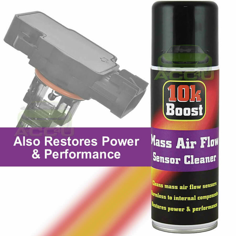 10K Boost Car MAF Mass Air Flow Sensor Cleaner Spray Restores Power Performance