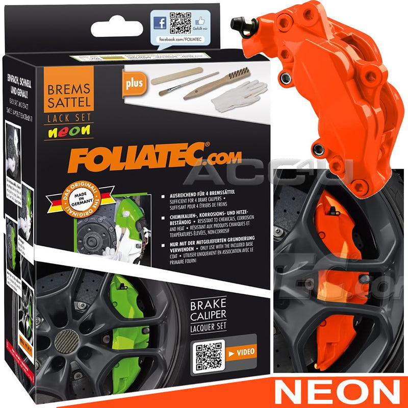 Foliatec Bremssattellack-Set orange