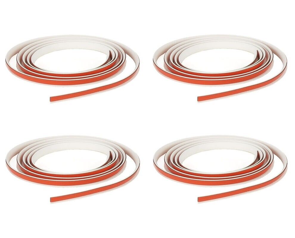 4TRESS Ultra White Alloy Wheel Rim Protector Strips