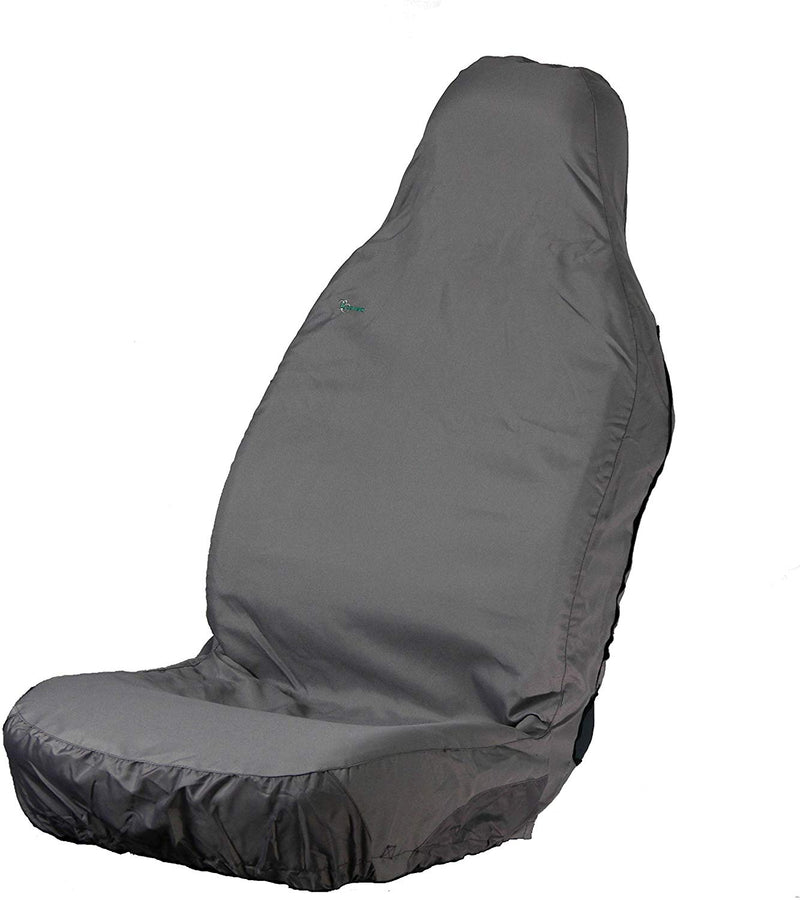 Town & Country Waterproof 3D Stretch GREY Car Front Single Seat Cover Protector