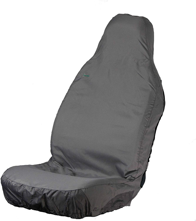 Town & Country Muddy Waterproof 3D GREY Car Front Single Seat Cover Protector