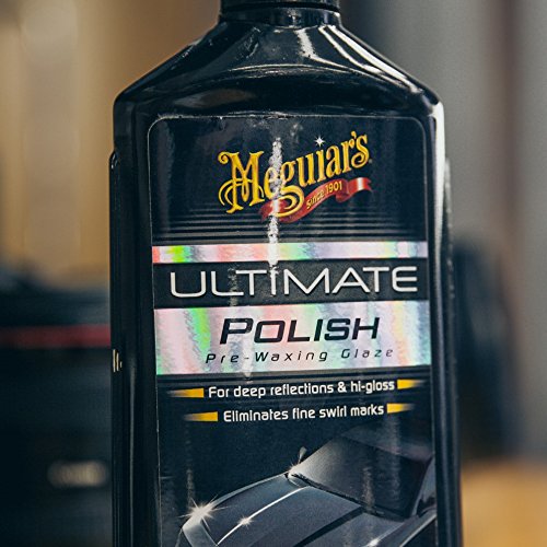 Meguiars Car Ultimate Hi Gloss Shine Polish Pre Waxing Glaze+Cloth+Polish Pad