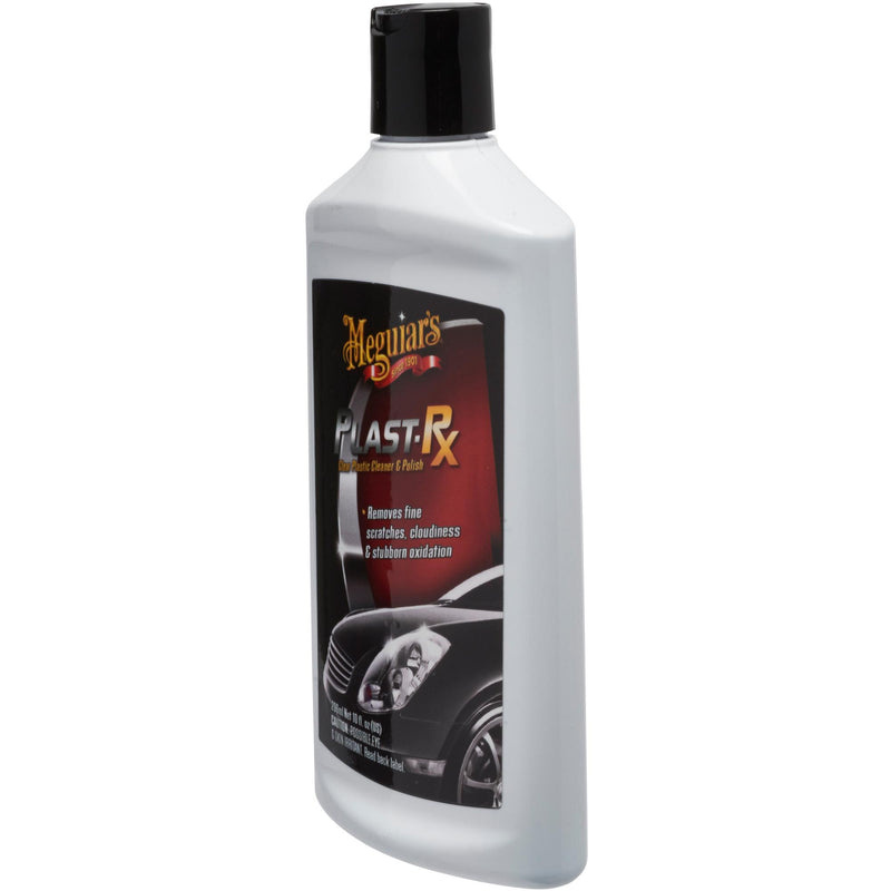 Meguiars Plast-RX Car Clear Plastic Headlight Lamp Lens Cleaner & Polish+Cloth+Pad