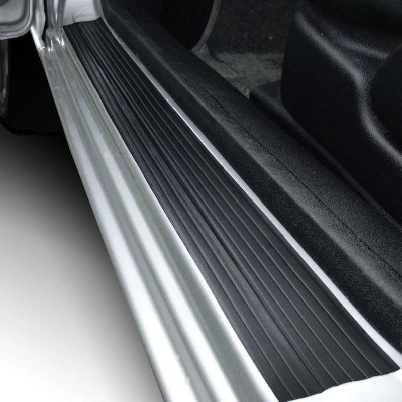 E-Tech BLACK Car Door Sill Lower Bumper Bodywork Body Trim Guard Protector Strip Roll