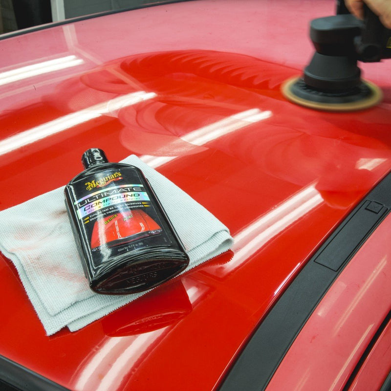 Meguiars Car Paint Restorer Ultimate Rubbing Polishing Compound+Cloth+Polish Pad
