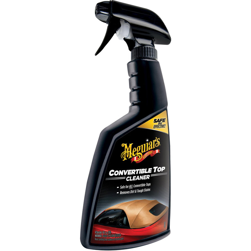 Meguiars Convertible Car Top Dirt & Stains Cleaner+Microfiber Cloth+Polish Pad