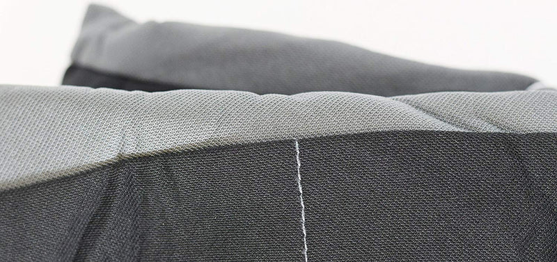 Merton Black With Grey Pattern Side Airbag Compatible Car Front Pair Only Seat Covers Set