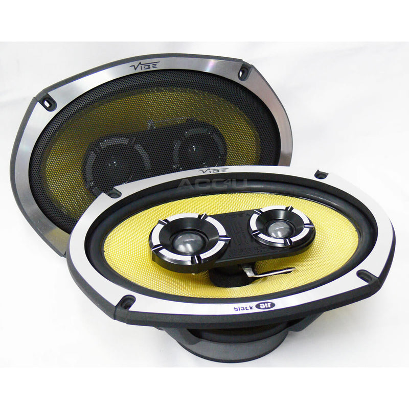 Vibe BlackAir69 BA69 BA9 6x9" inch 1050w 3-Way Car Rear Parcel Shelf Coaxial Speakers Set