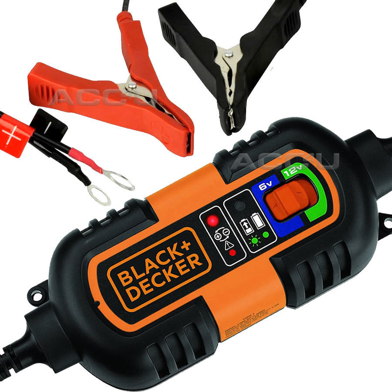 Black & Decker 6v 12v Car Bike Boat Caravan Automatic Trickle Battery Charger