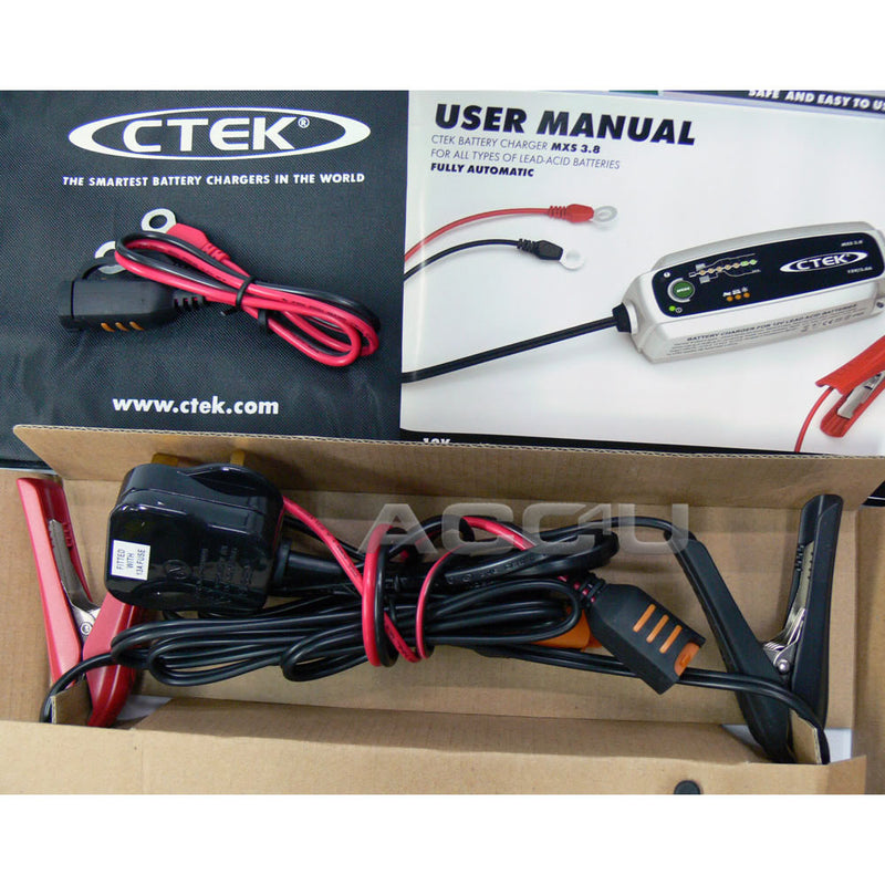 CTEK MXS 3.8 12v 3.8A Car Van Bike Boat 7 Stage Automatic Smart Battery Charger