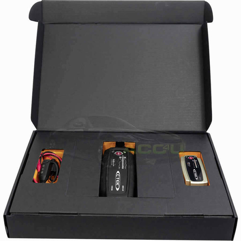 CTEK MXS 5.0 12v Car Battery Charger+M8 Comfort Indicator+Power Bank+Bumper Pack