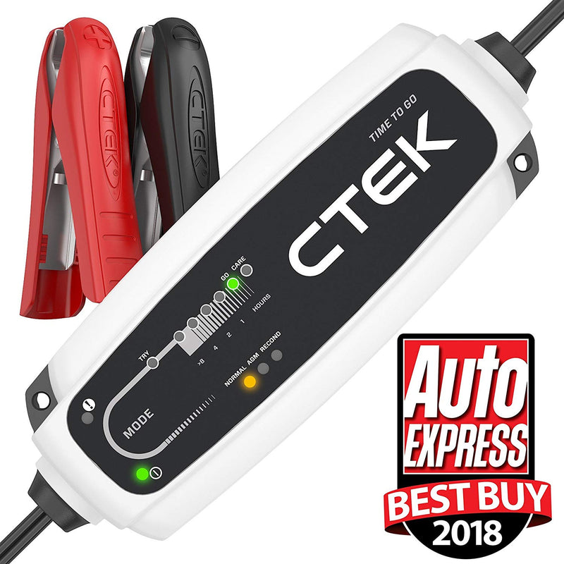 CTEK CT5 Time To Go 12v Car 4x4 Van Automatic Smart Battery Charger & Maintainer