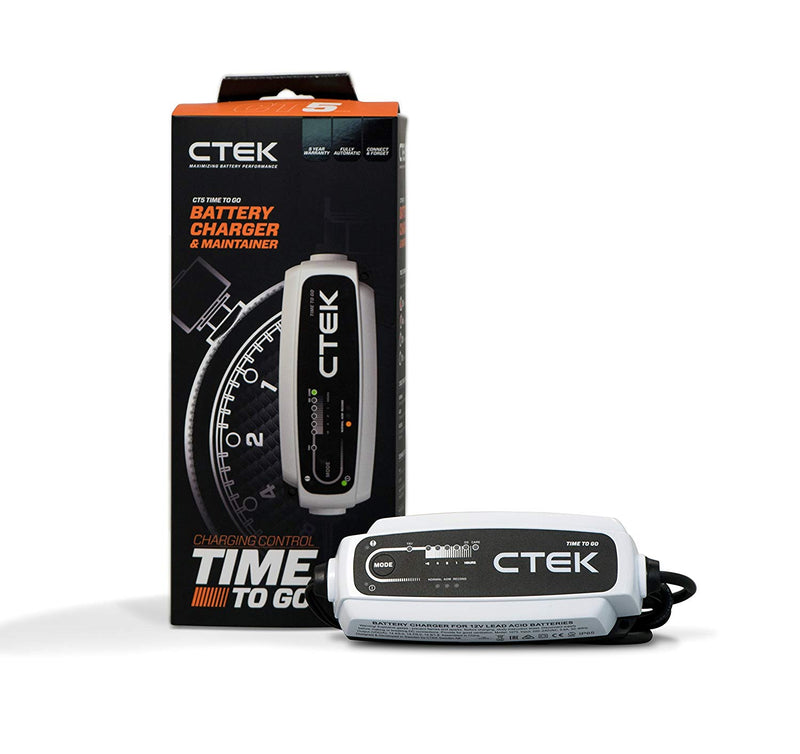 CTEK CT5 Time To Go 12v Car 4x4 Van Automatic Smart Battery Charger & Maintainer