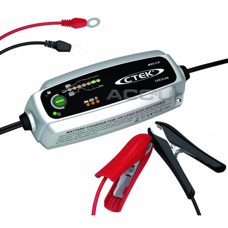 CTEK MXS 3.8 12v 3.8A Car Van Bike Boat 7 Stage Automatic Smart Battery Charger