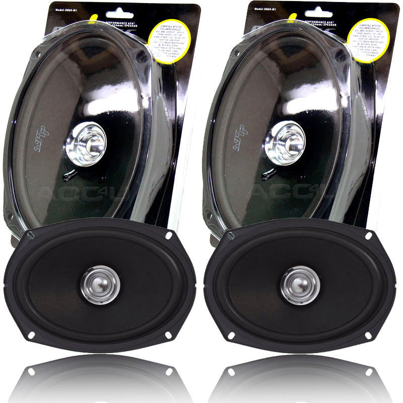 Midbass Vibe DB69 High Performance 6x9" inch Car Rear Parcel Shelf Coaxial Speakers Set