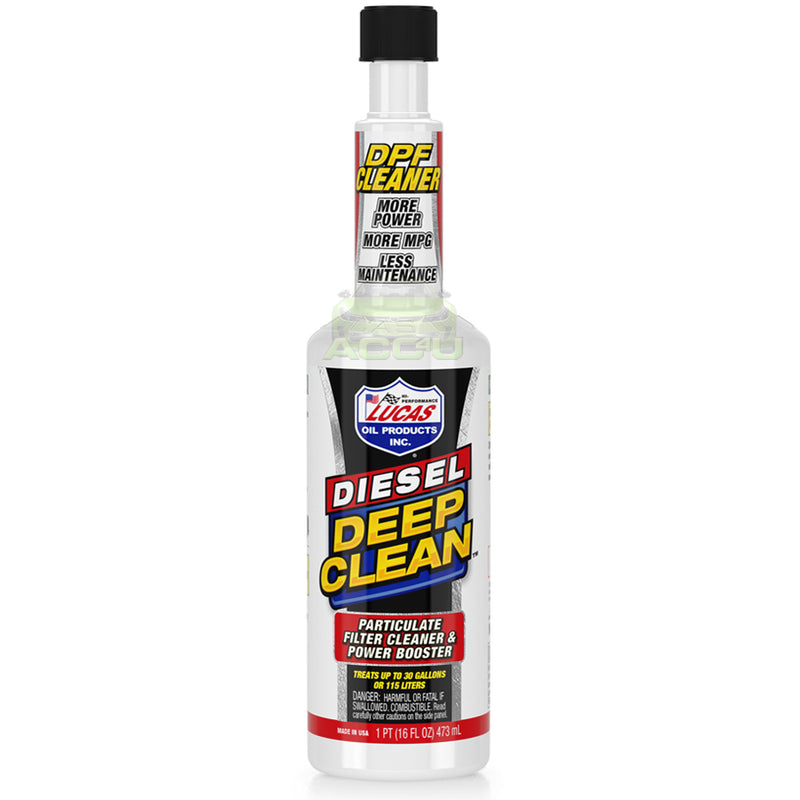 Lucas Oil Car Diesel Engine Deep Clean DPF Diesel Particulate Filter Cleaner 473ml +Caps