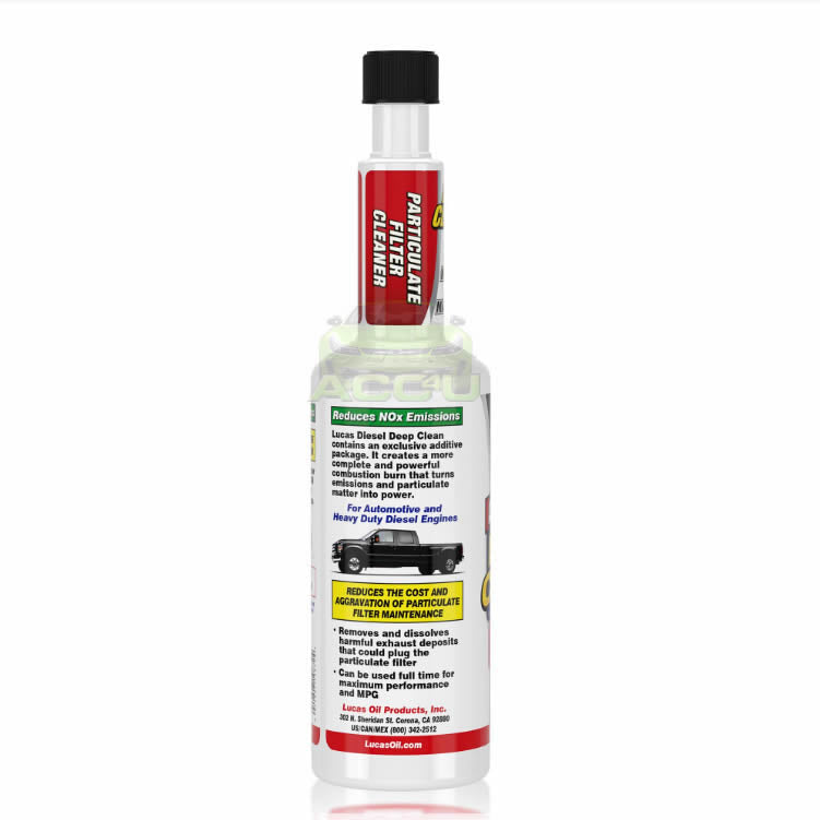 Lucas Oil Car Diesel Engine Deep Clean DPF Diesel Particulate Filter Cleaner 473ml +Caps