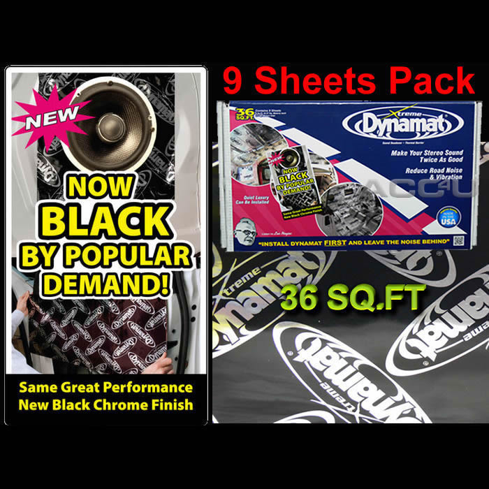 Dynamat Xtreme Car Door Floor Boot Sound Proofing Deadening 18" x 32" 9 Sheets Pack